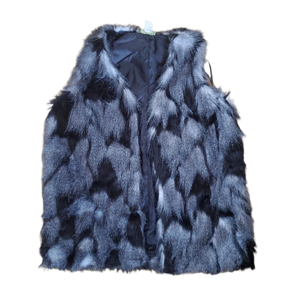 Vivid Faux Fur Vest S